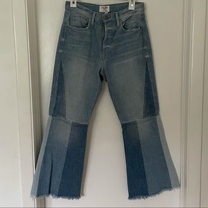 FRAME patchwork jeans